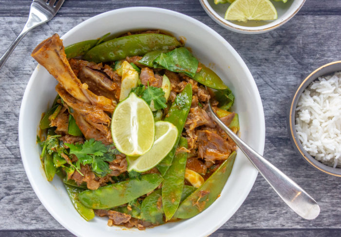 slow cooked lamb shanks