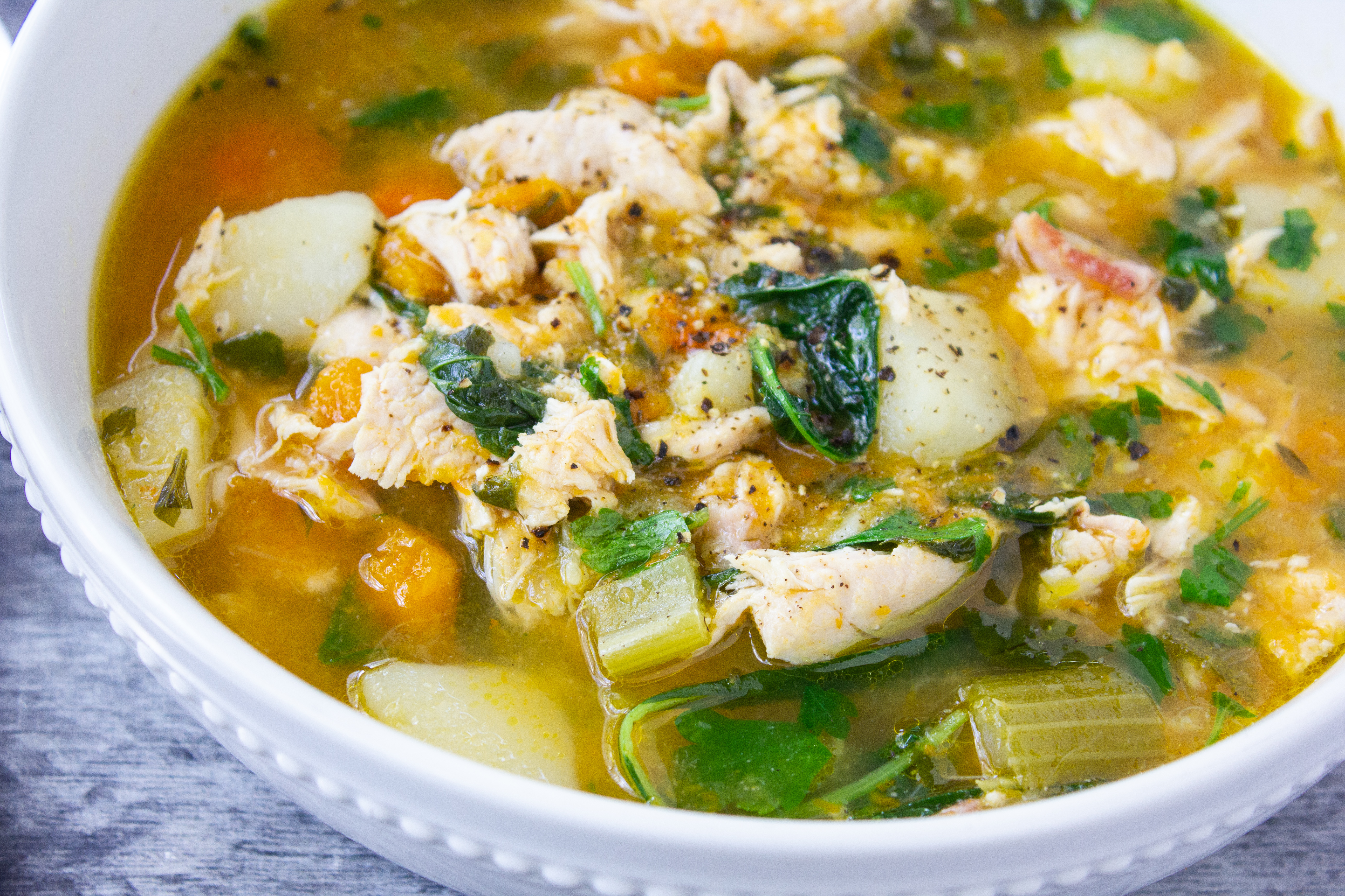 hearty chicken soup