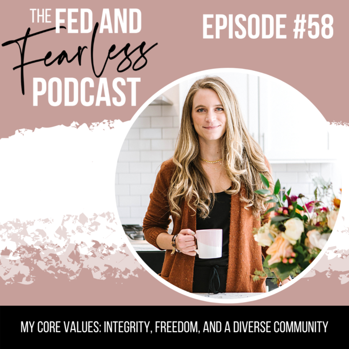 My Core Values: Integrity, Freedom, and a Diverse Community